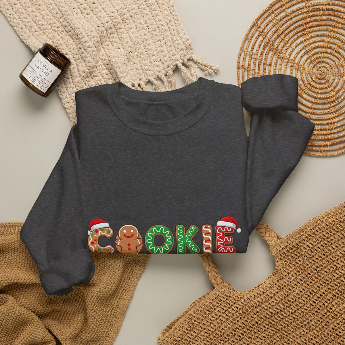 Cookie Crew Sweatshirt — Holiday Gingerbread Christmas Crewneck