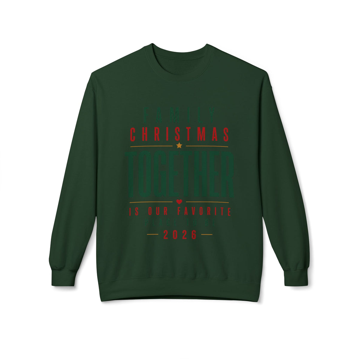 Family Christmas Together 2026 Crewneck Sweatshirt