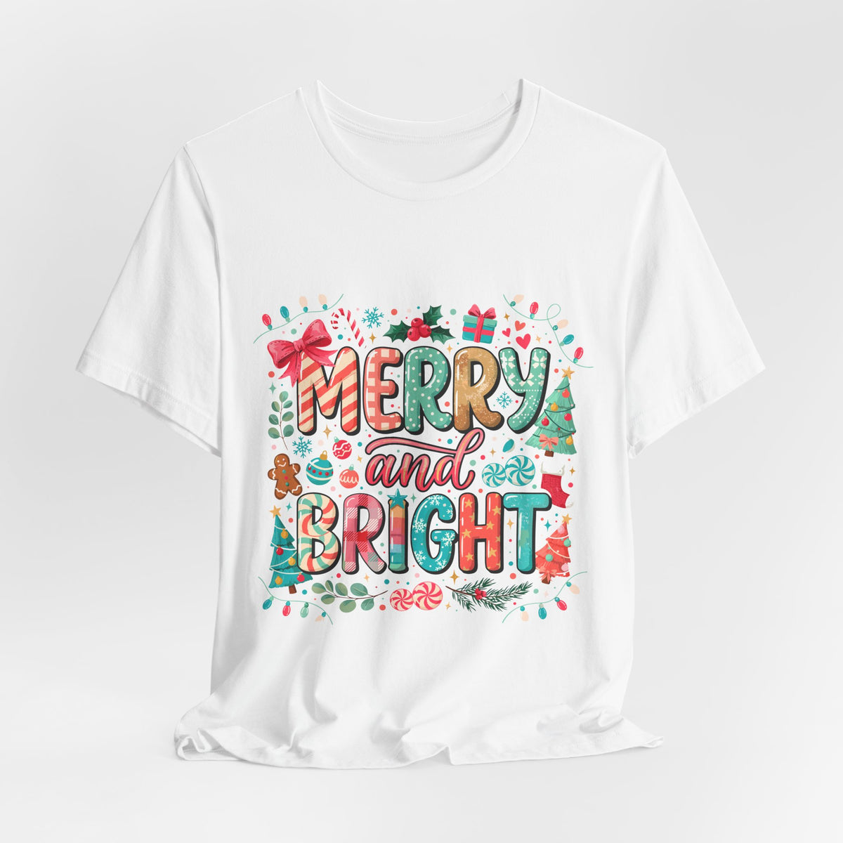 Merry and Bright Christmas Tee