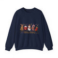 Christmas Crewneck Sweatshirt — Merry Christmas Snowman & Stocking Holiday Pullover