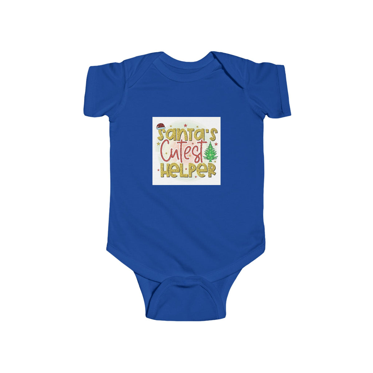Baby Bodysuit – "Santa’s Cutest Helper" Christmas Infant Onesie