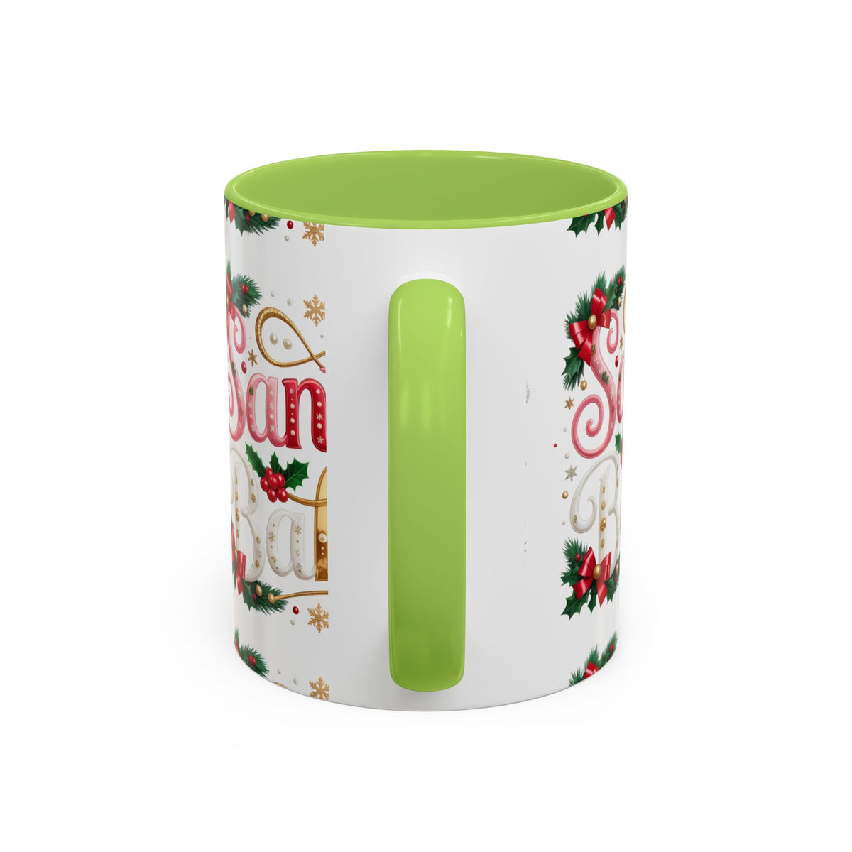 Santa Baby Christmas Accent Mug – Festive Holiday Coffee Cup (11/15oz)