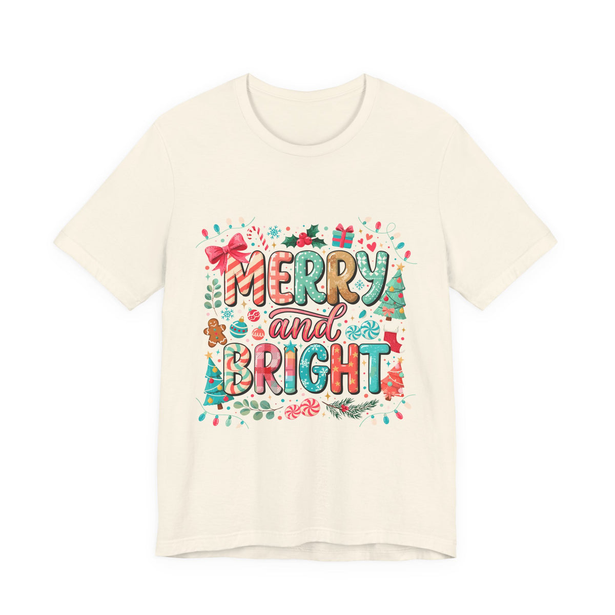 Merry and Bright Christmas Tee