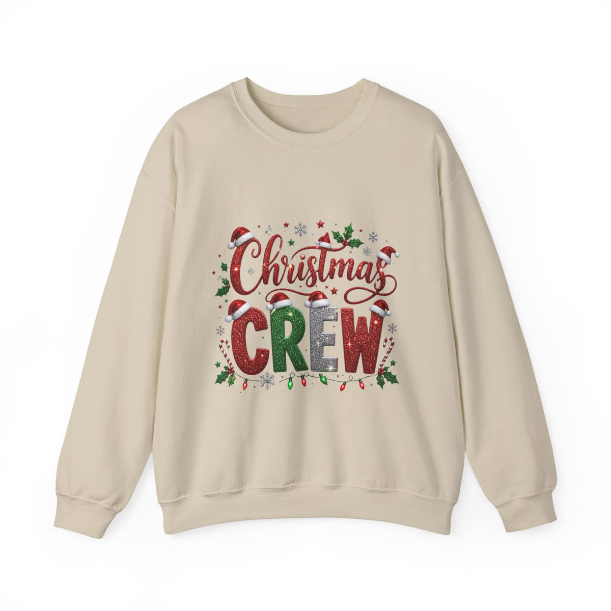 Christmas Crew Sweatshirt — Festive Family Holiday Pullover