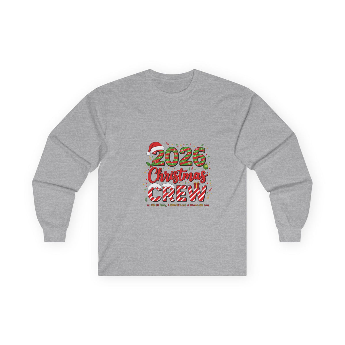 2026 Christmas Crew Long Sleeve Tee