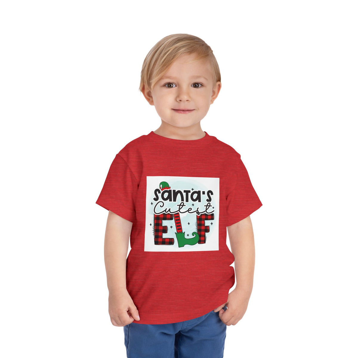 Santa's Cutest Elf Toddler Tee