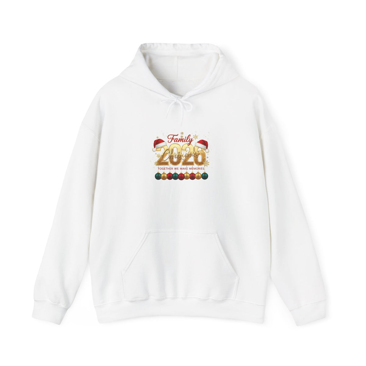 2026 Family Christmas Hoodie - "Together We Make Memories" Holiday Sweatshirt