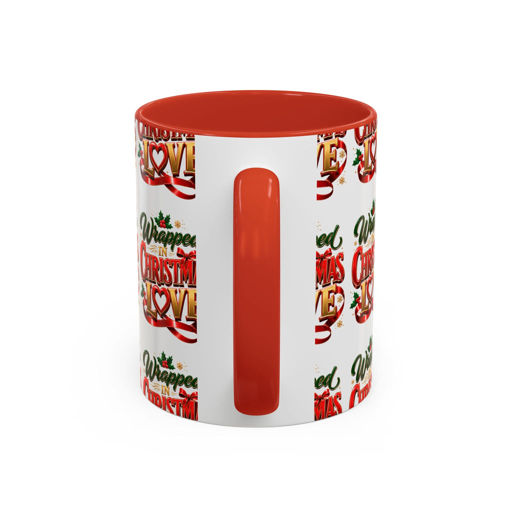 Wrapped Christmas Love Accent Coffee Mug – Festive Holiday Tea & Cocoa Cup