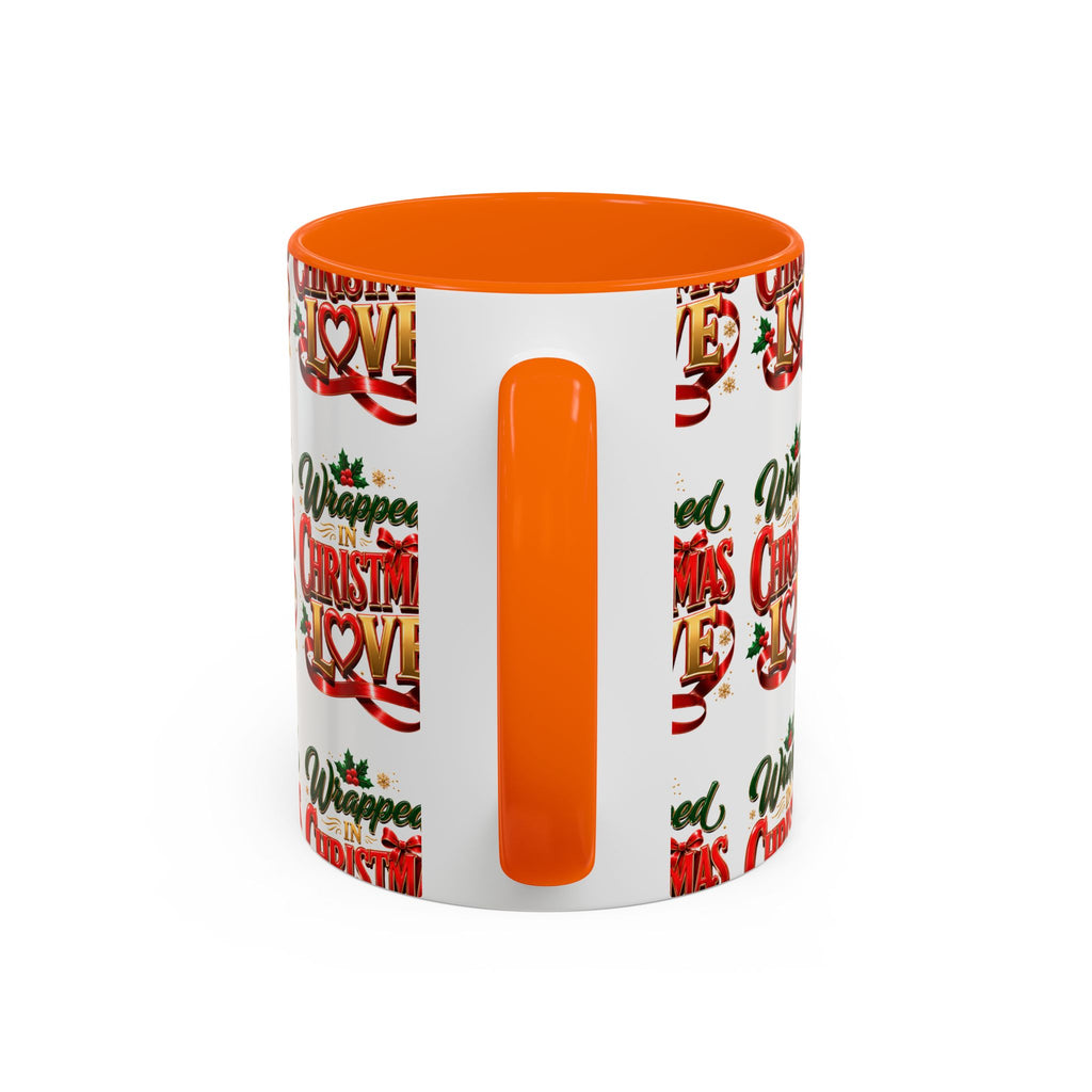 Wrapped Christmas Love Accent Coffee Mug – Festive Holiday Tea & Cocoa Cup
