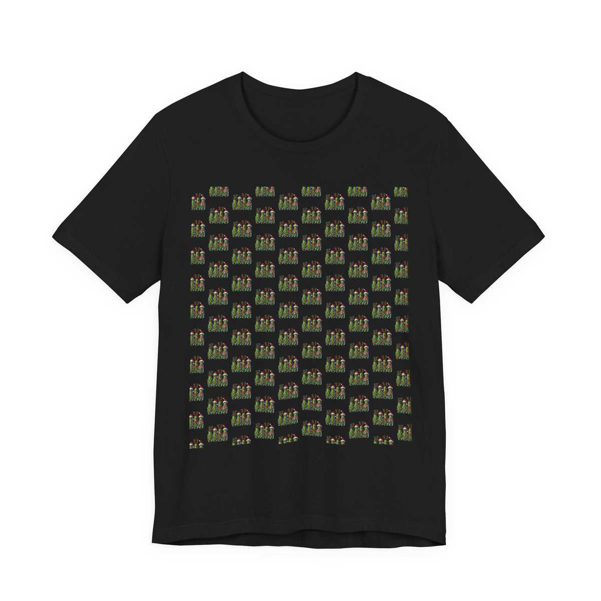 Binocular Pattern T‑Shirt — Retro Explorer Optics Graphic Tee