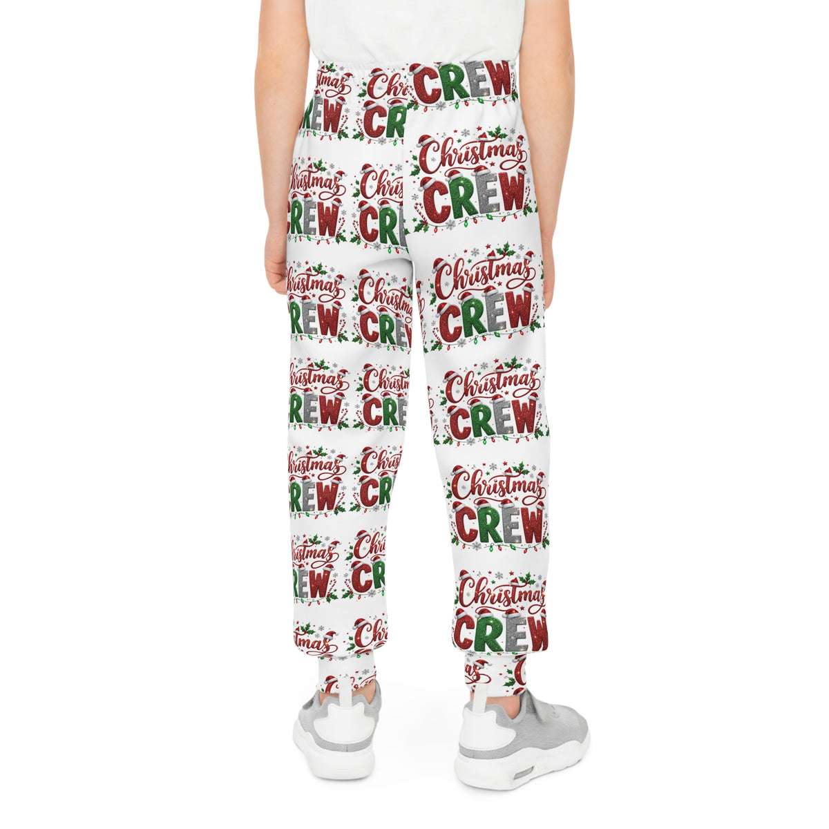 Christmas Crew Youth Joggers — Festive Holiday Graphic Pants