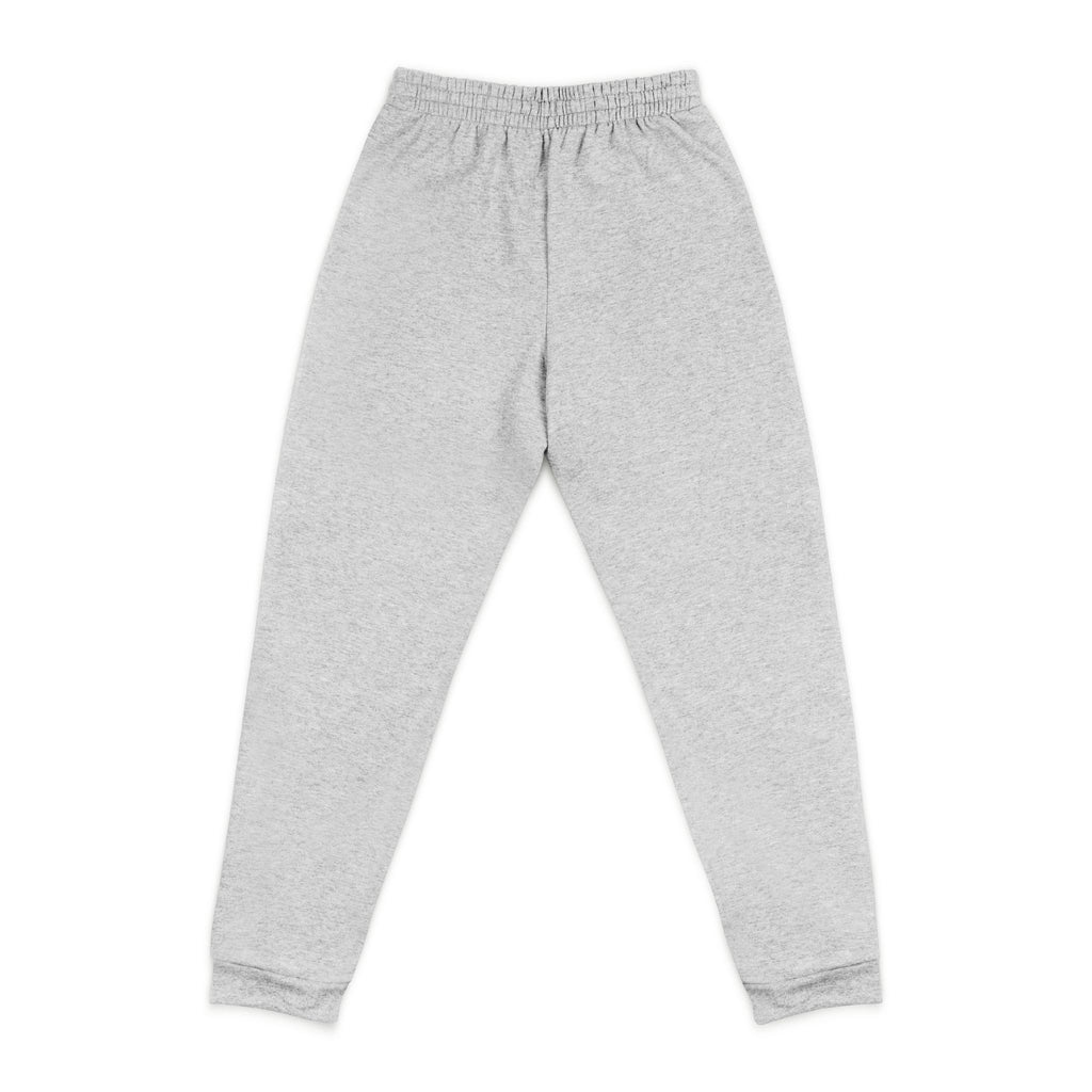 Embroidered ‘OH!’ Floral Joggers — Cozy Grey Sweatpants