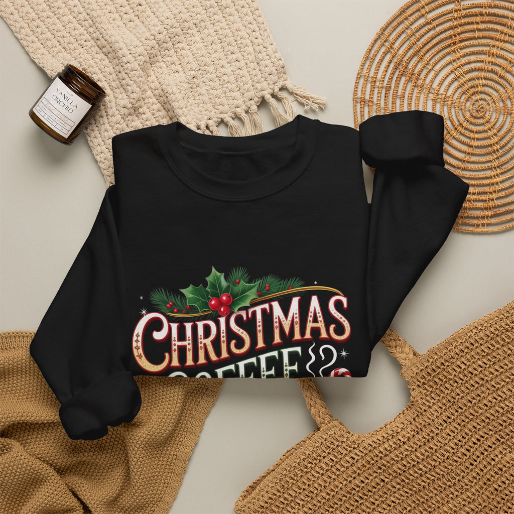 Christmas Coffee Club Sweatshirt — Cozy Holiday Crewneck for Coffee Lovers