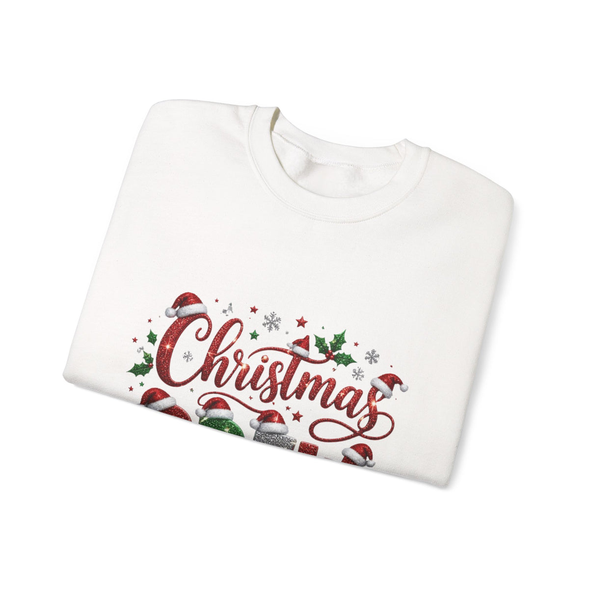 Christmas Crew Sweatshirt – Festive Holiday Graphic Pullover