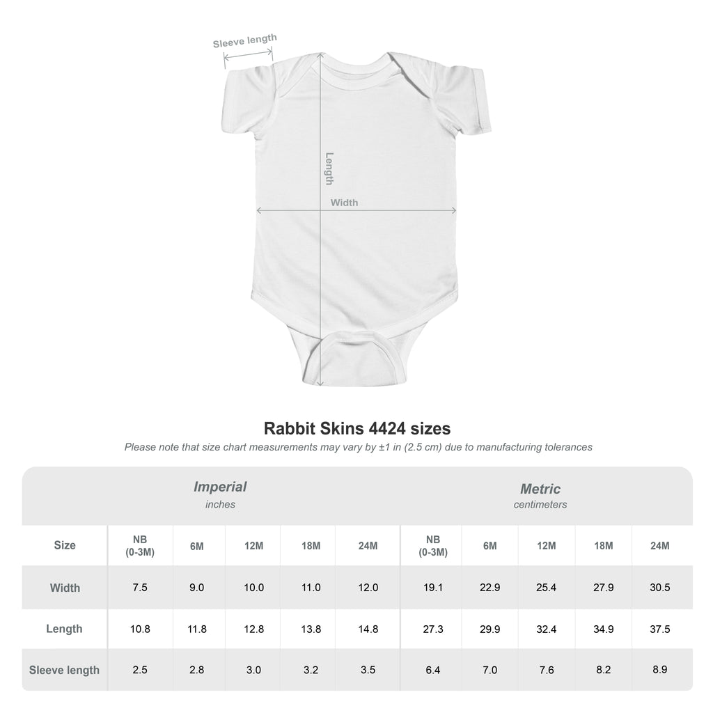 Baby Bodysuit — Colorful Monster Truck Christmas Tree Holiday Onesie