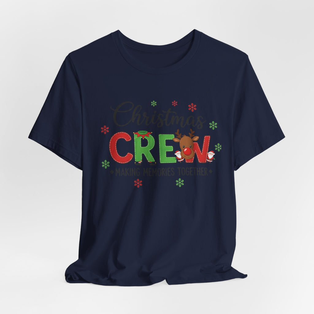 Christmas Crew Tee - "Making Memories Together" Holiday Family Shirt