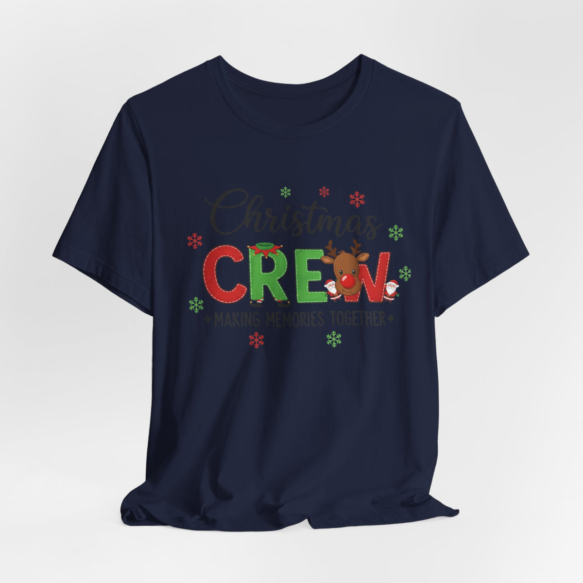 Christmas Crew Tee - "Making Memories Together" Holiday Family Shirt