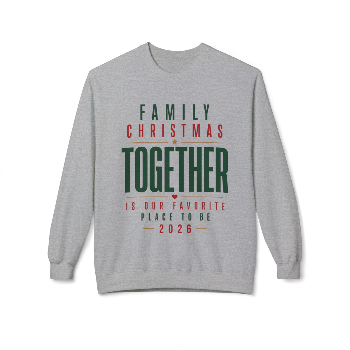 Family Christmas Together 2026 Crewneck Sweatshirt
