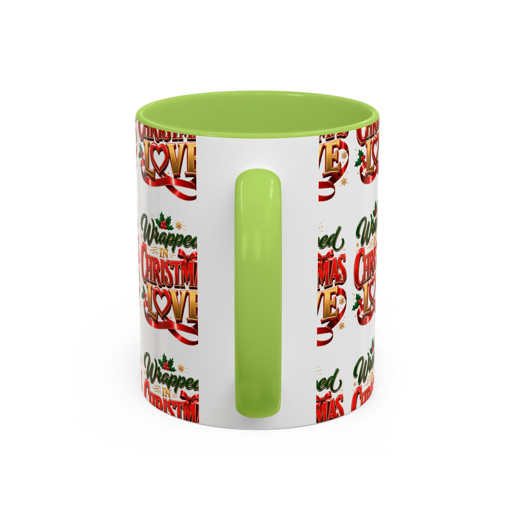 Wrapped Christmas Love Accent Coffee Mug – Festive Holiday Tea & Cocoa Cup
