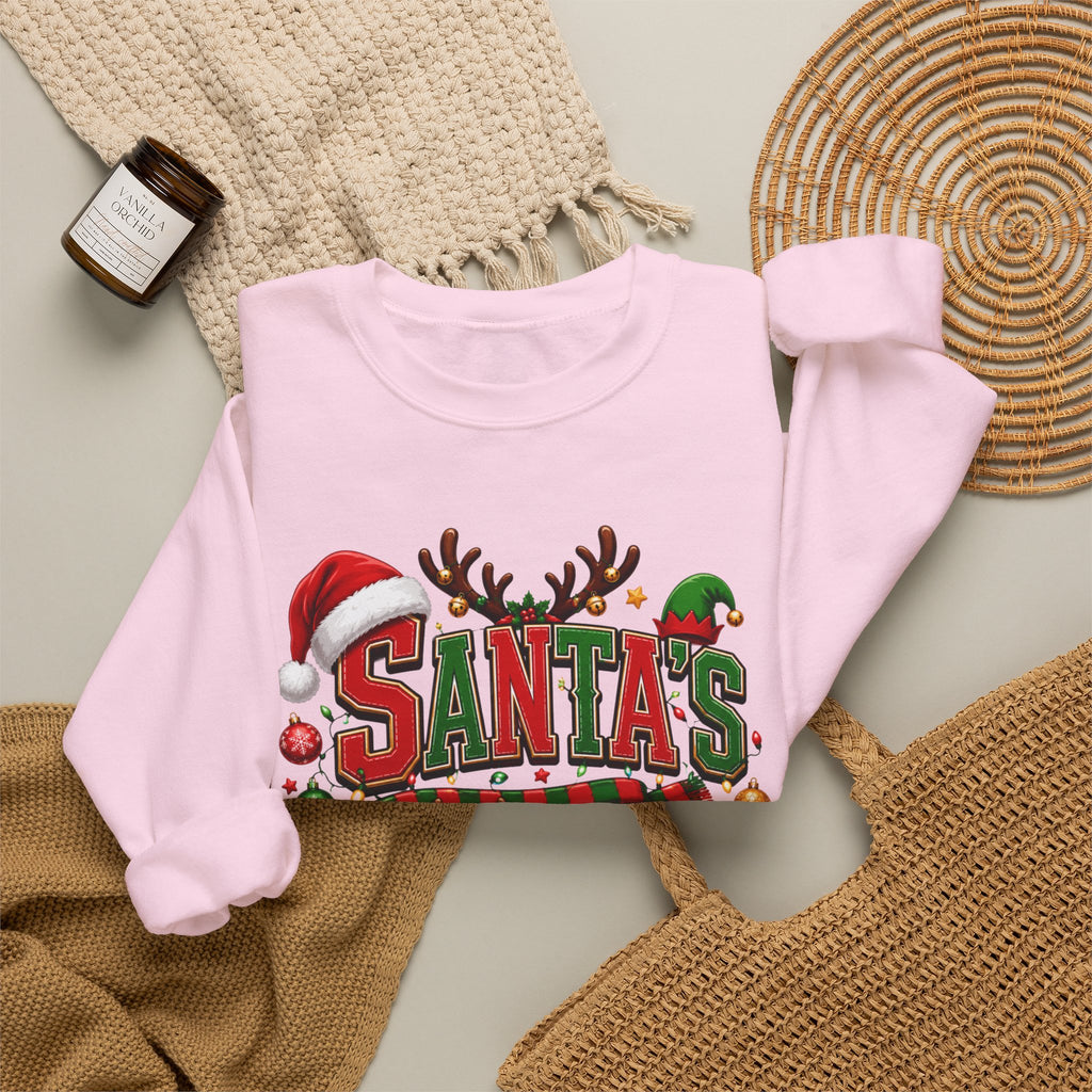 Santa's Crew Christmas Sweatshirt — Festive Holiday Crewneck