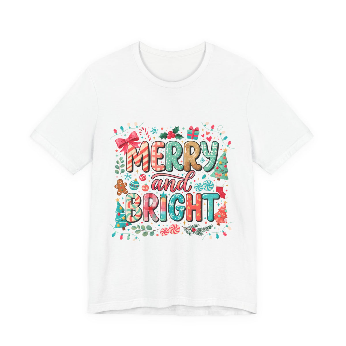 Merry and Bright Christmas Tee