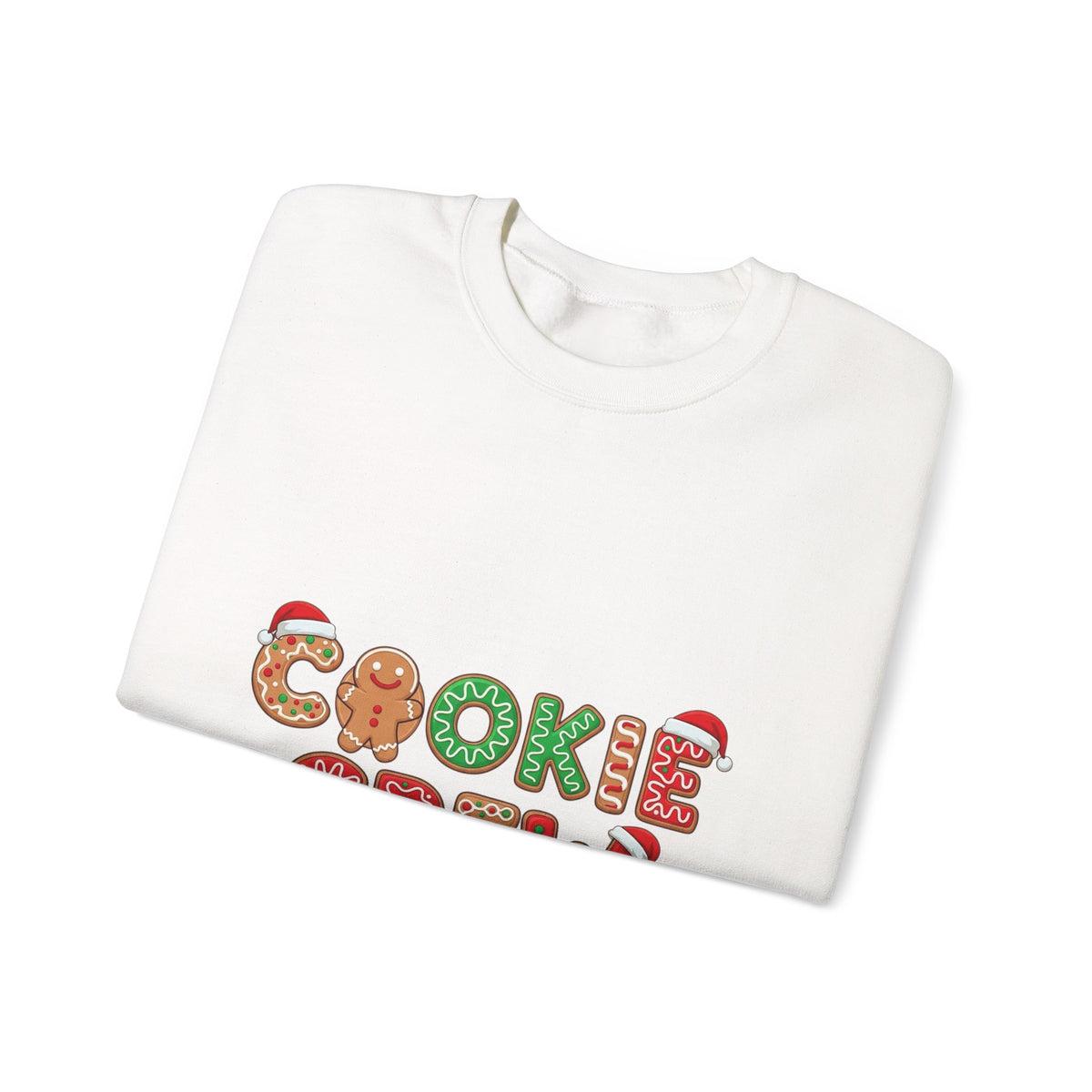 Cookie Crew Crewneck Sweatshirt — Cute Christmas Holiday Baking Graphic