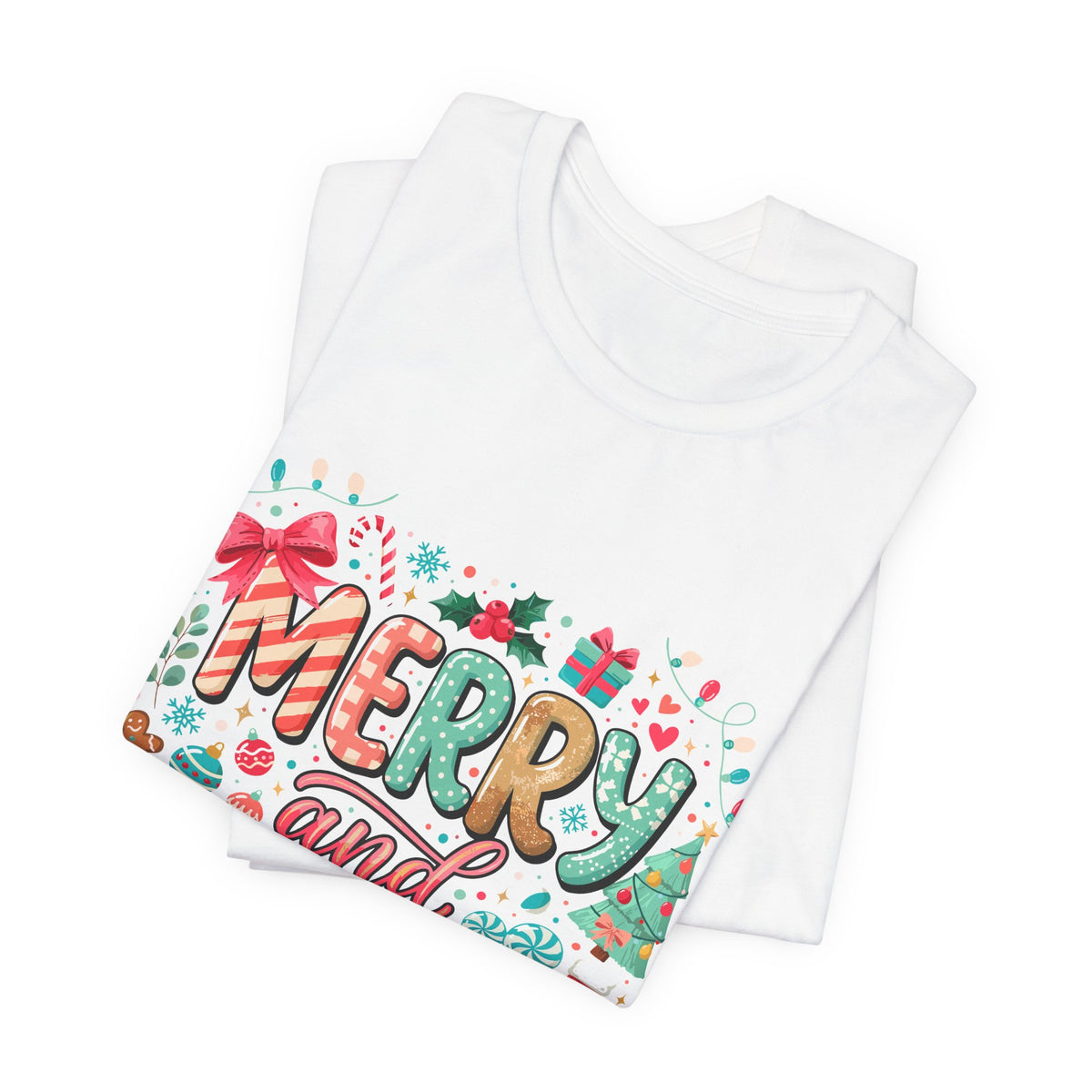 Merry and Bright Christmas Tee
