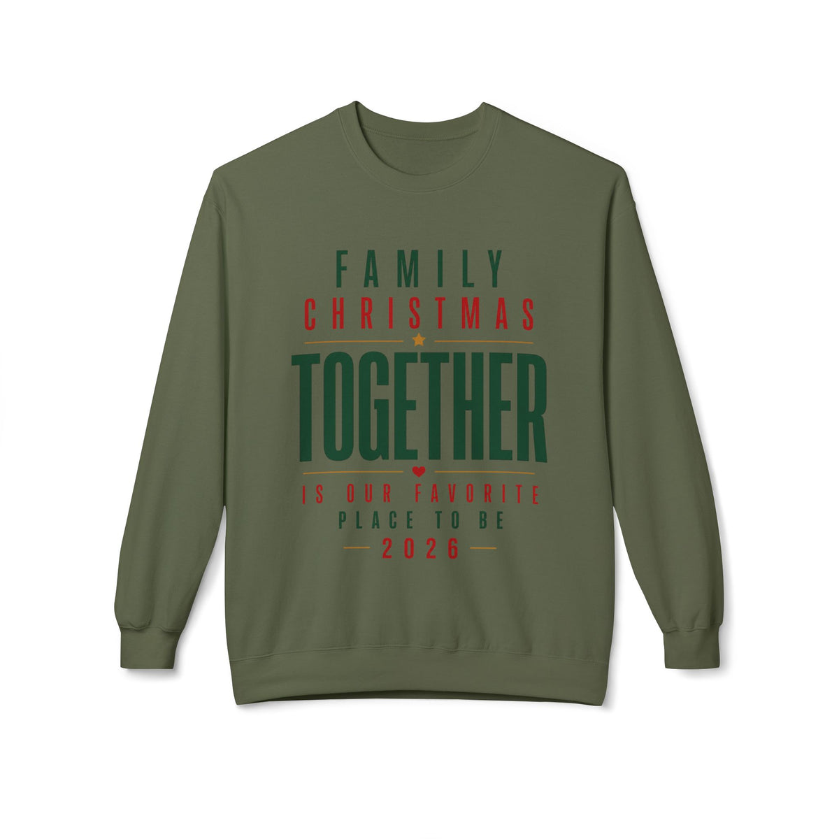 Family Christmas Together 2026 Crewneck Sweatshirt
