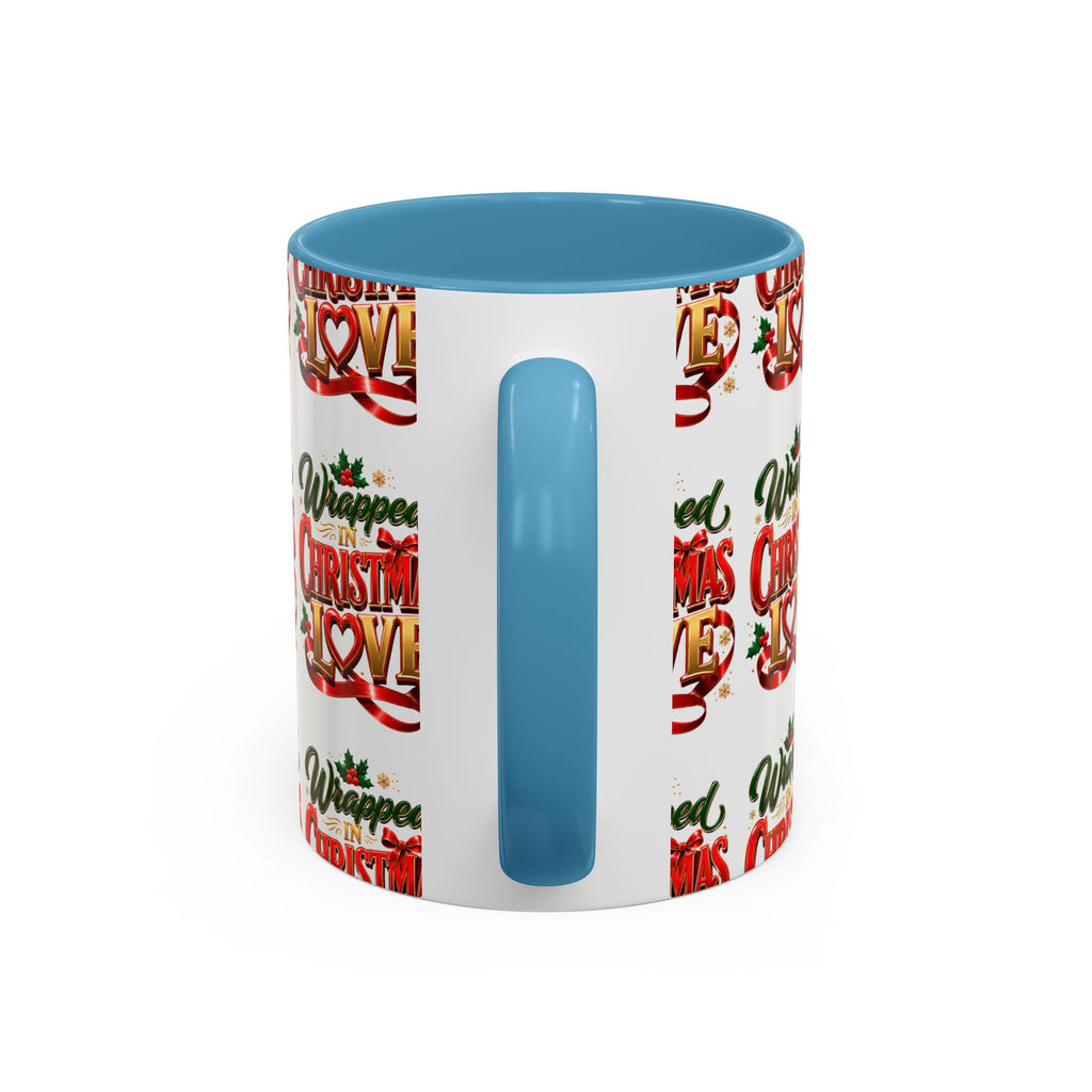 Wrapped Christmas Love Accent Coffee Mug – Festive Holiday Tea & Cocoa Cup
