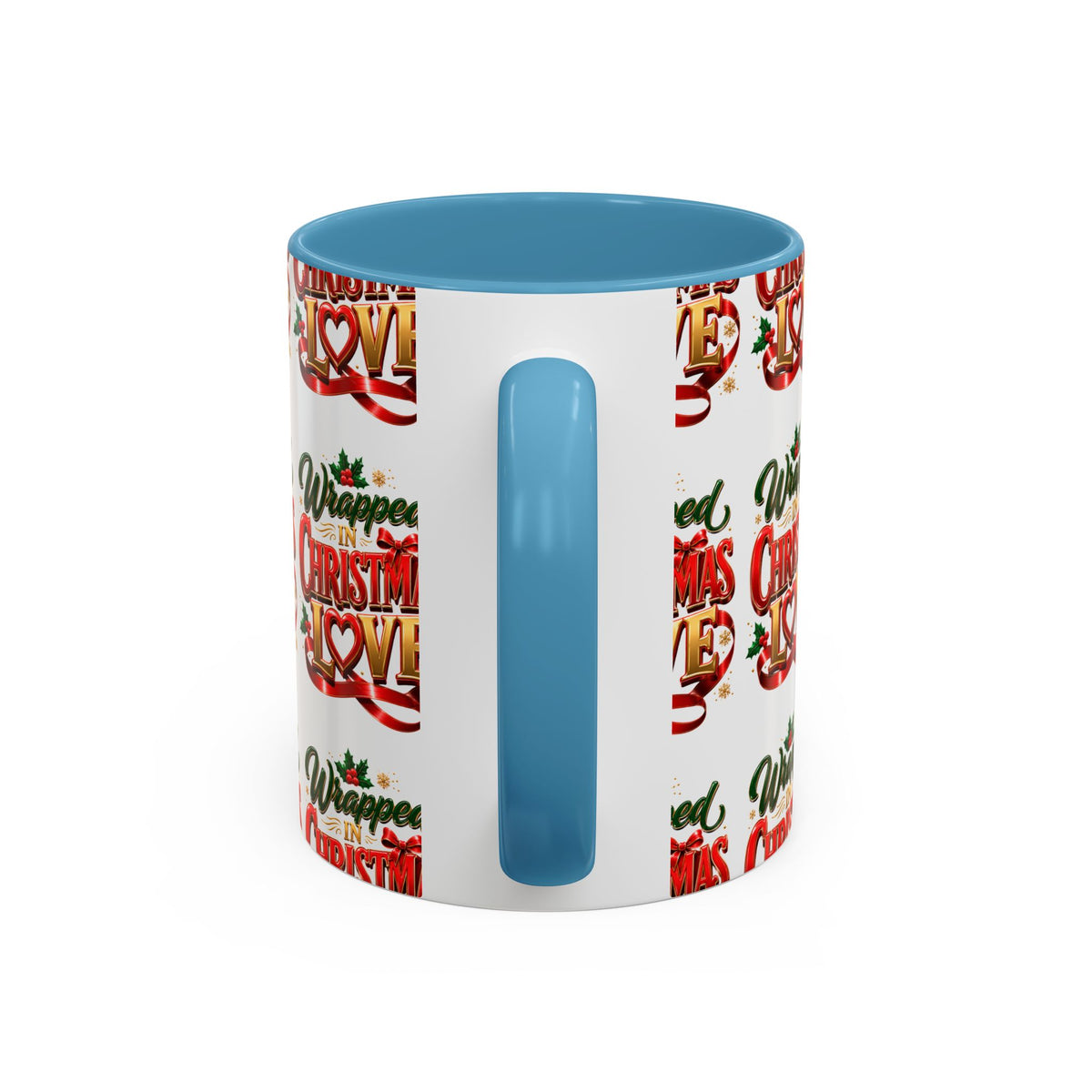 Wrapped Christmas Love Accent Coffee Mug – Festive Holiday Tea & Cocoa Cup
