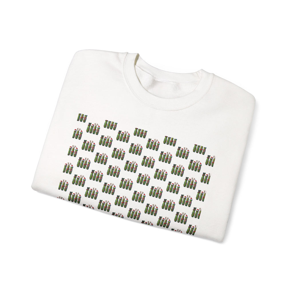 Garage Tools Pattern Crewneck Sweatshirt