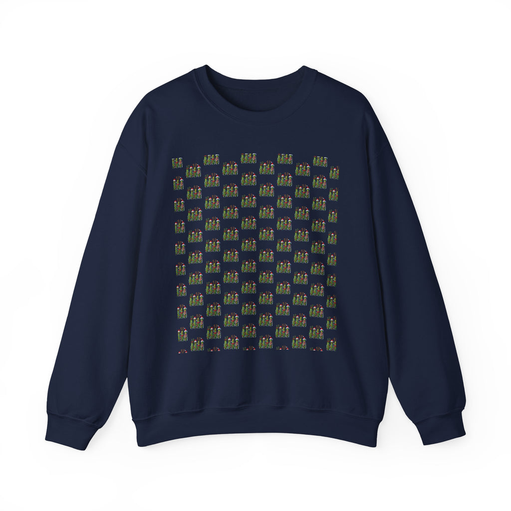 Garage Tools Pattern Crewneck Sweatshirt