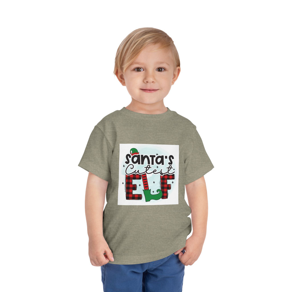 Santa's Cutest Elf Toddler Tee