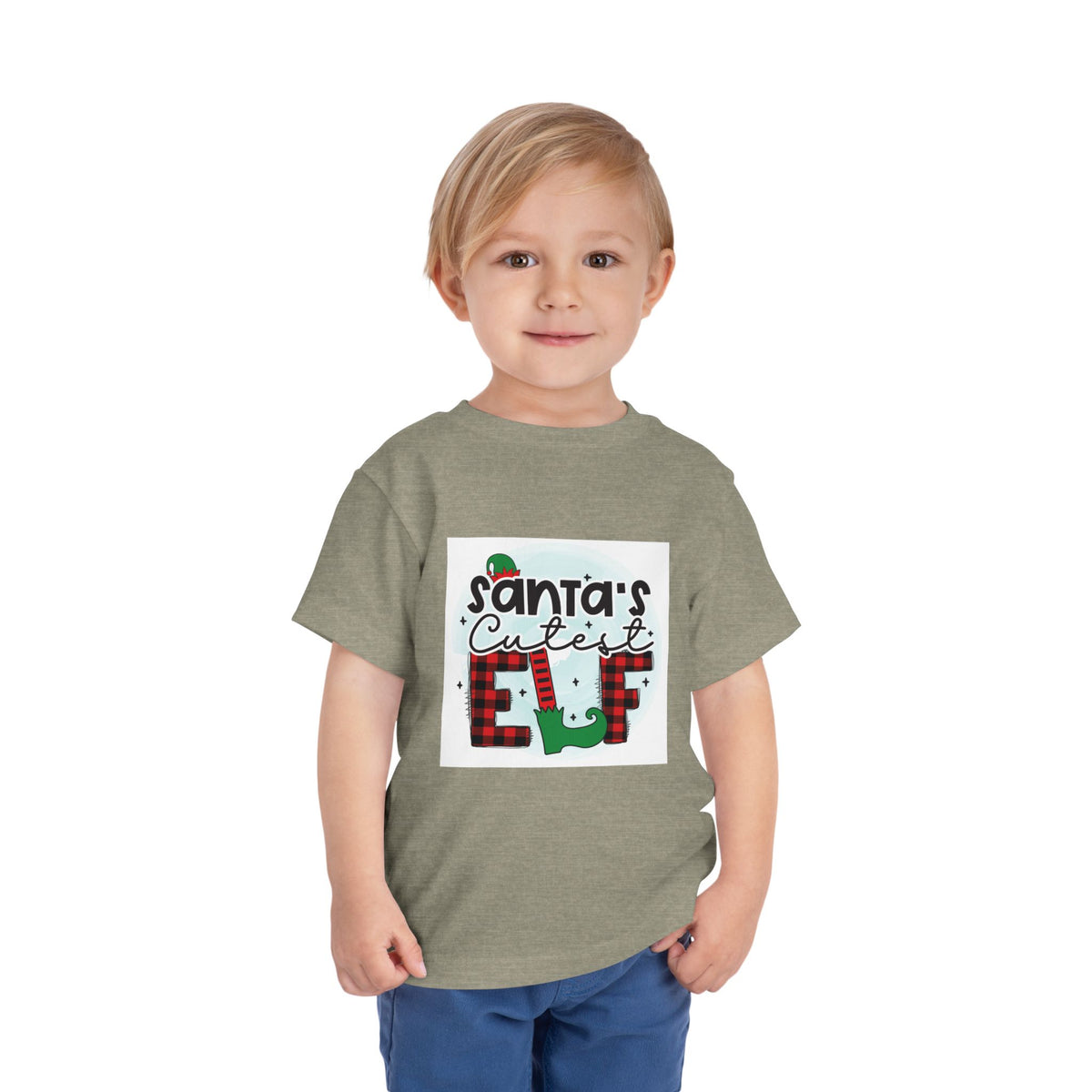 Santa's Cutest Elf Toddler Tee