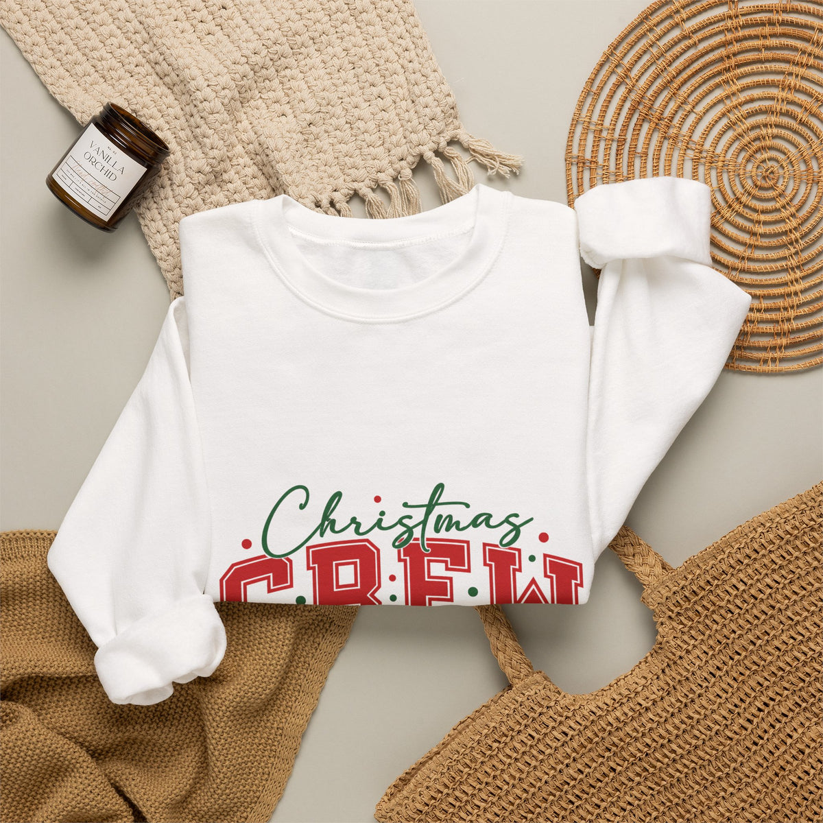 Christmas Crew 2026 Sweatshirt — 'Christmas Crew: Making Memories Together' Holiday Crewneck