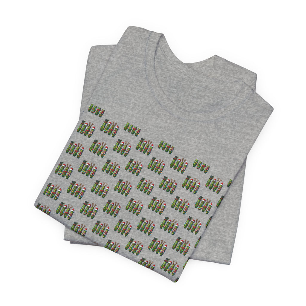 Binocular Pattern T‑Shirt — Retro Explorer Optics Graphic Tee