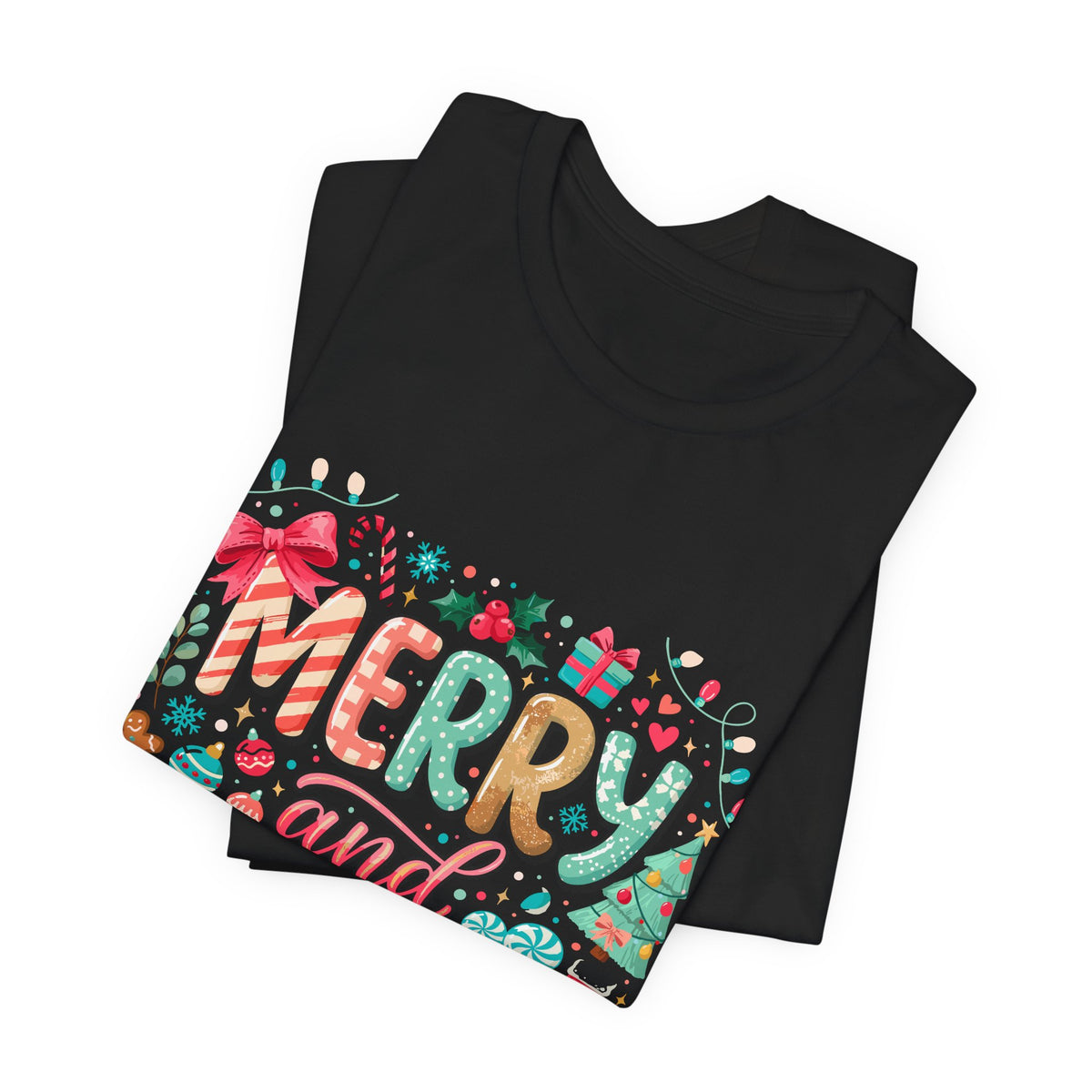 Merry and Bright Christmas Tee
