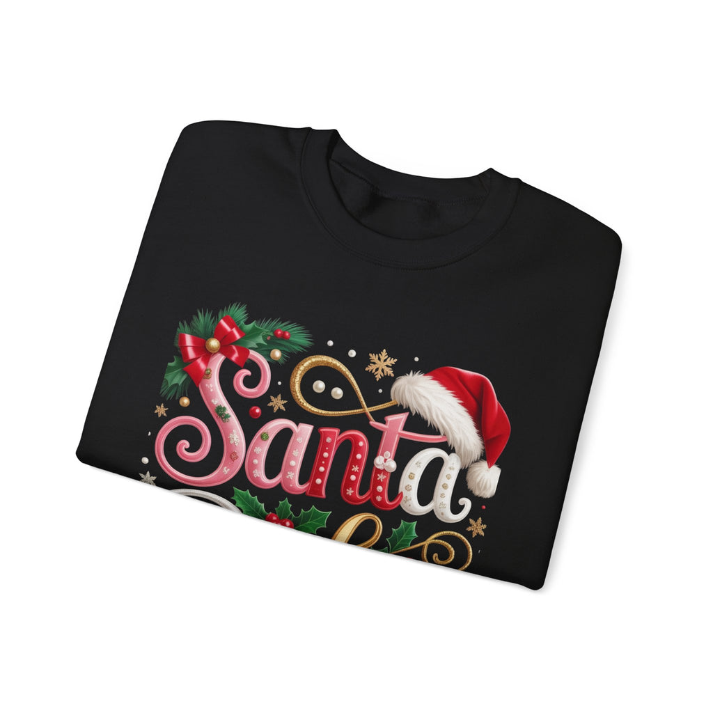 Sweatshirt — "Santa Baby" Christmas Crewneck Sweatshirt