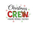 Christmas Crew Sticker — "Making Memories Together" Holiday Kiss-Cut Sticker