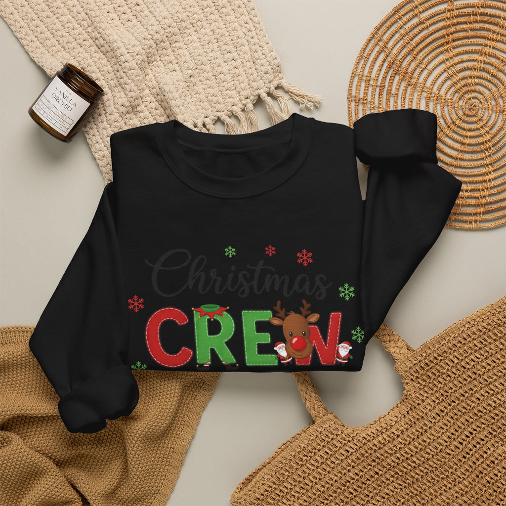 Christmas Crew Sweatshirt – "Christmas Crew: Making Memories Together" Holiday Pullover
