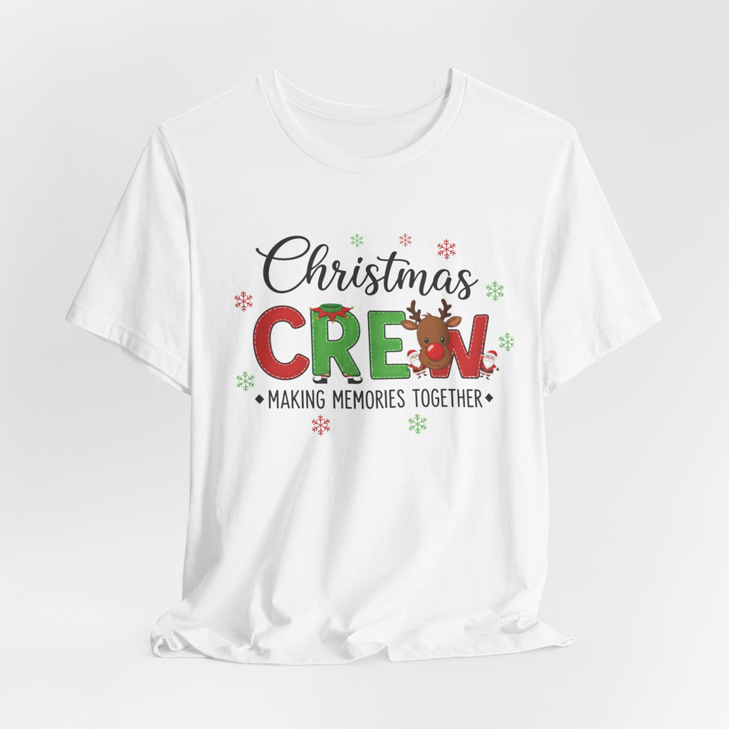 Christmas Crew Tee - "Making Memories Together" Holiday Family Shirt