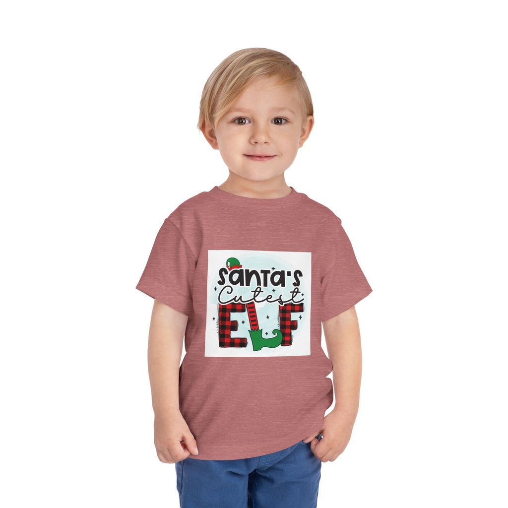 Santa's Cutest Elf Toddler Tee