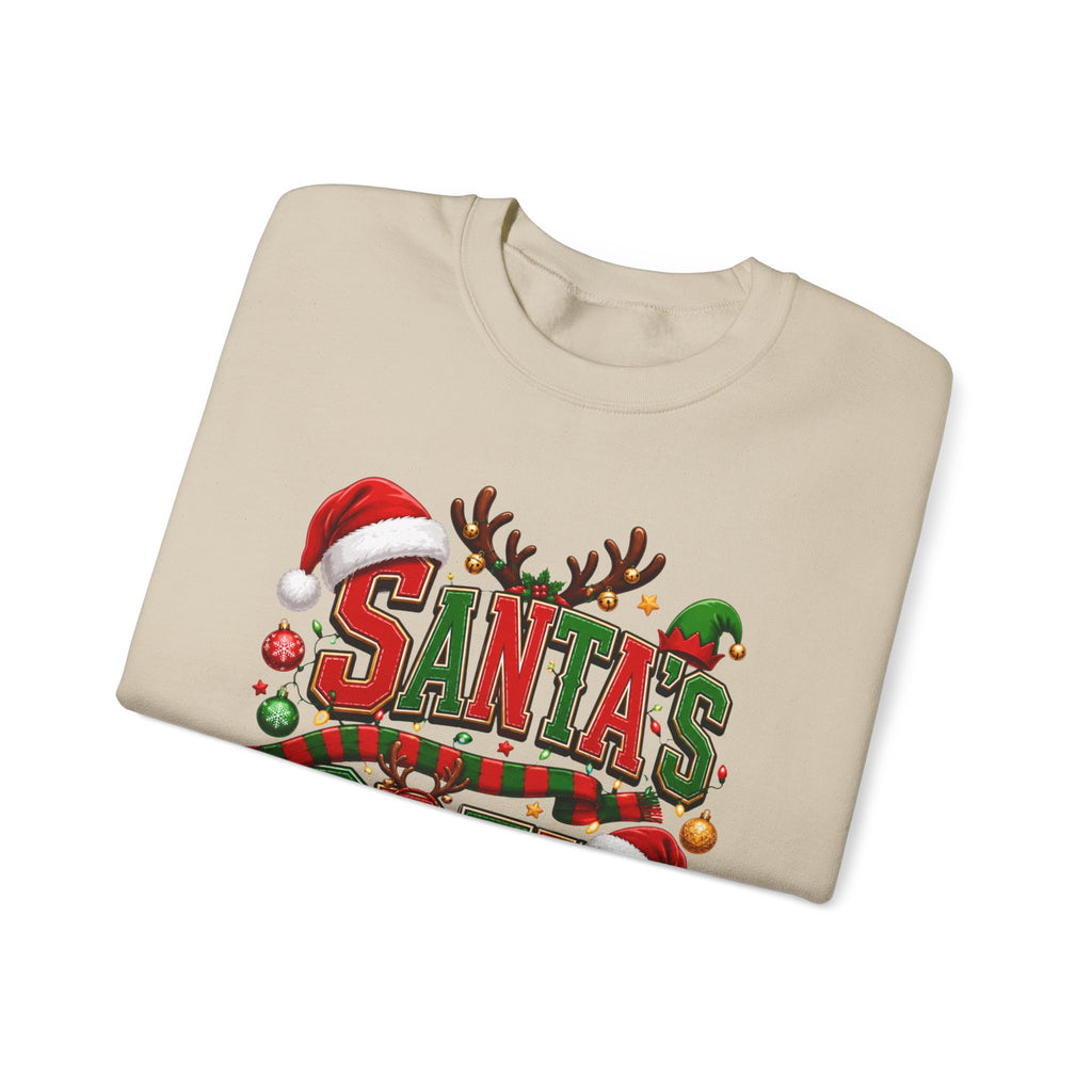 Santa's Crew Christmas Sweatshirt — Festive Holiday Crewneck