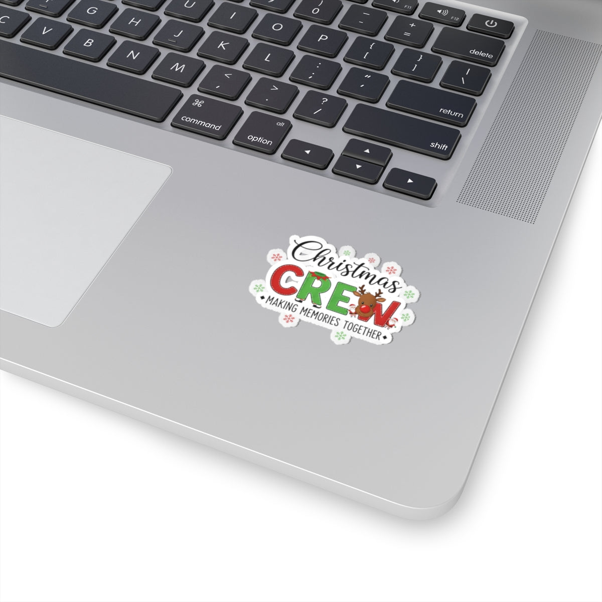 Christmas Crew Sticker — "Making Memories Together" Holiday Kiss-Cut Sticker