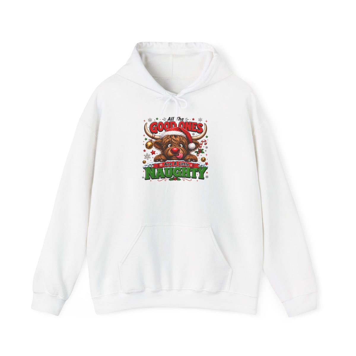 Christmas Reindeer Hoodie – Cute Rudolph Face "Are A Little" Holiday Sweatshirt