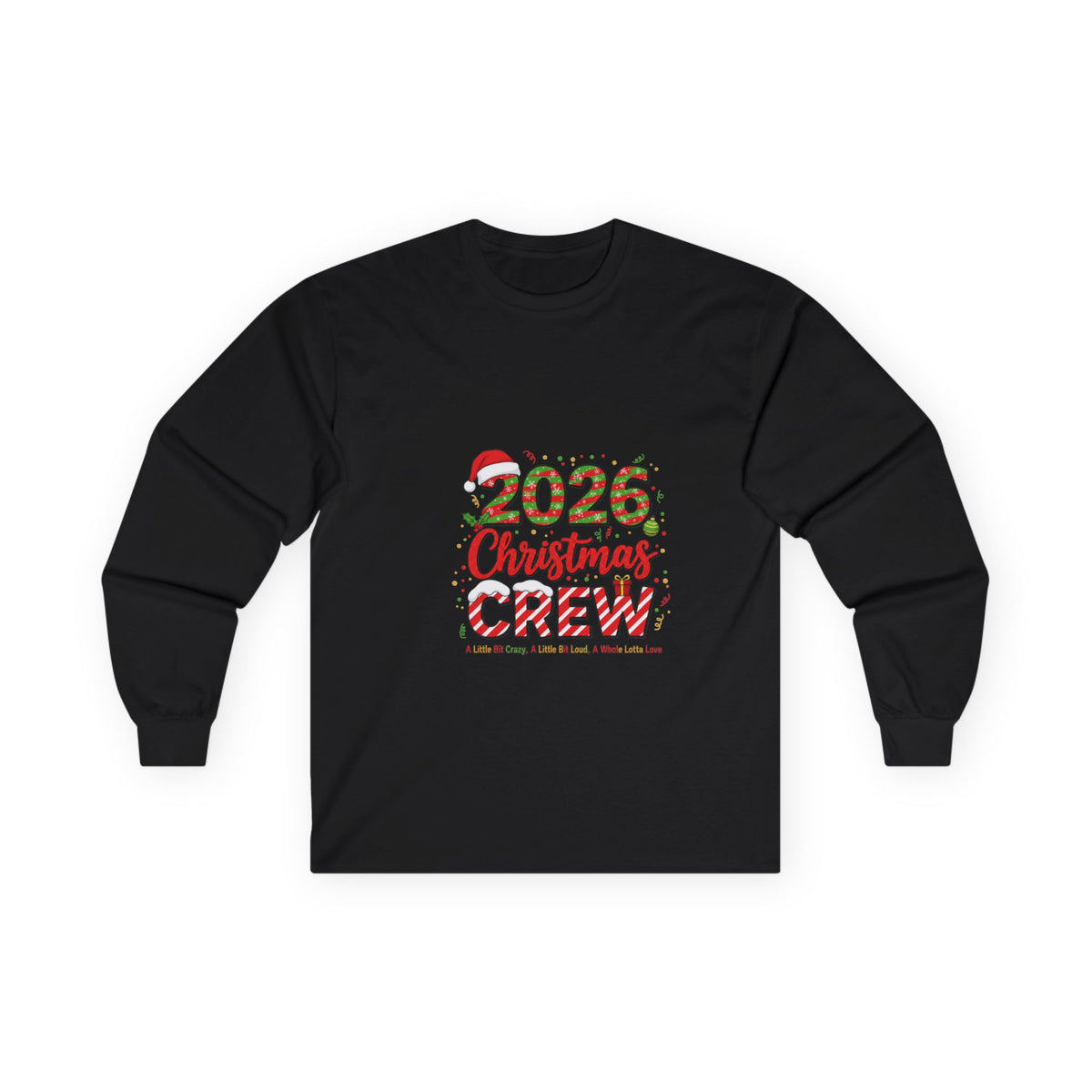 2026 Christmas Crew Long Sleeve Tee