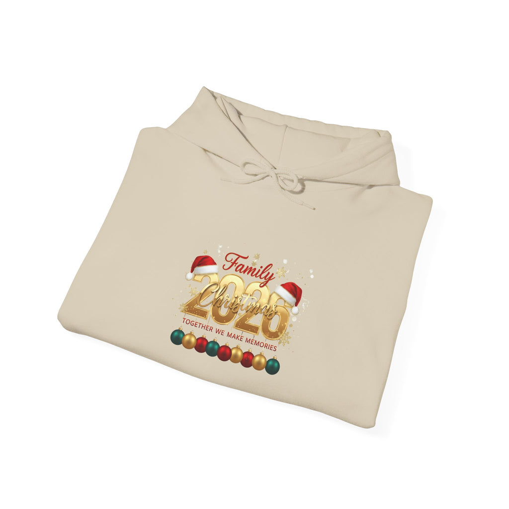 2026 Family Christmas Hoodie - "Together We Make Memories" Holiday Sweatshirt