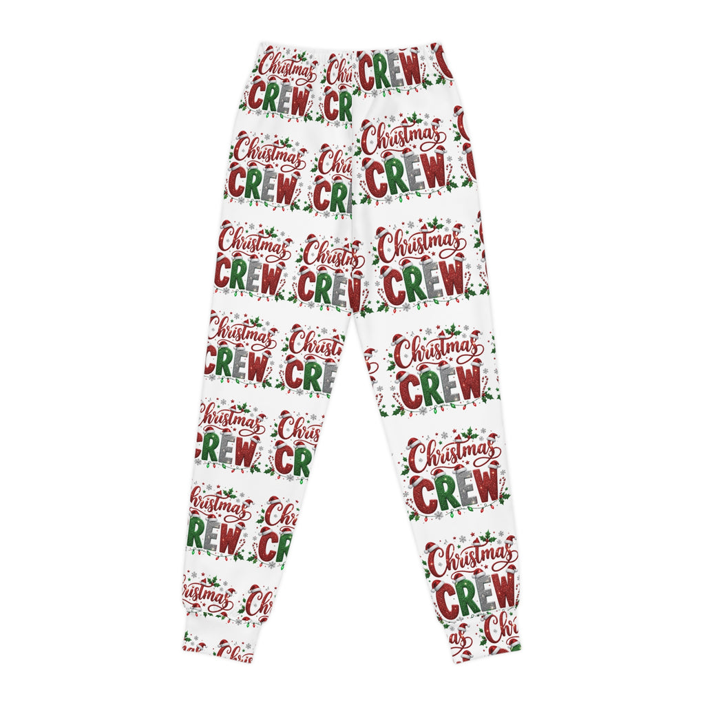 Christmas Crew Youth Joggers — Festive Holiday Graphic Pants