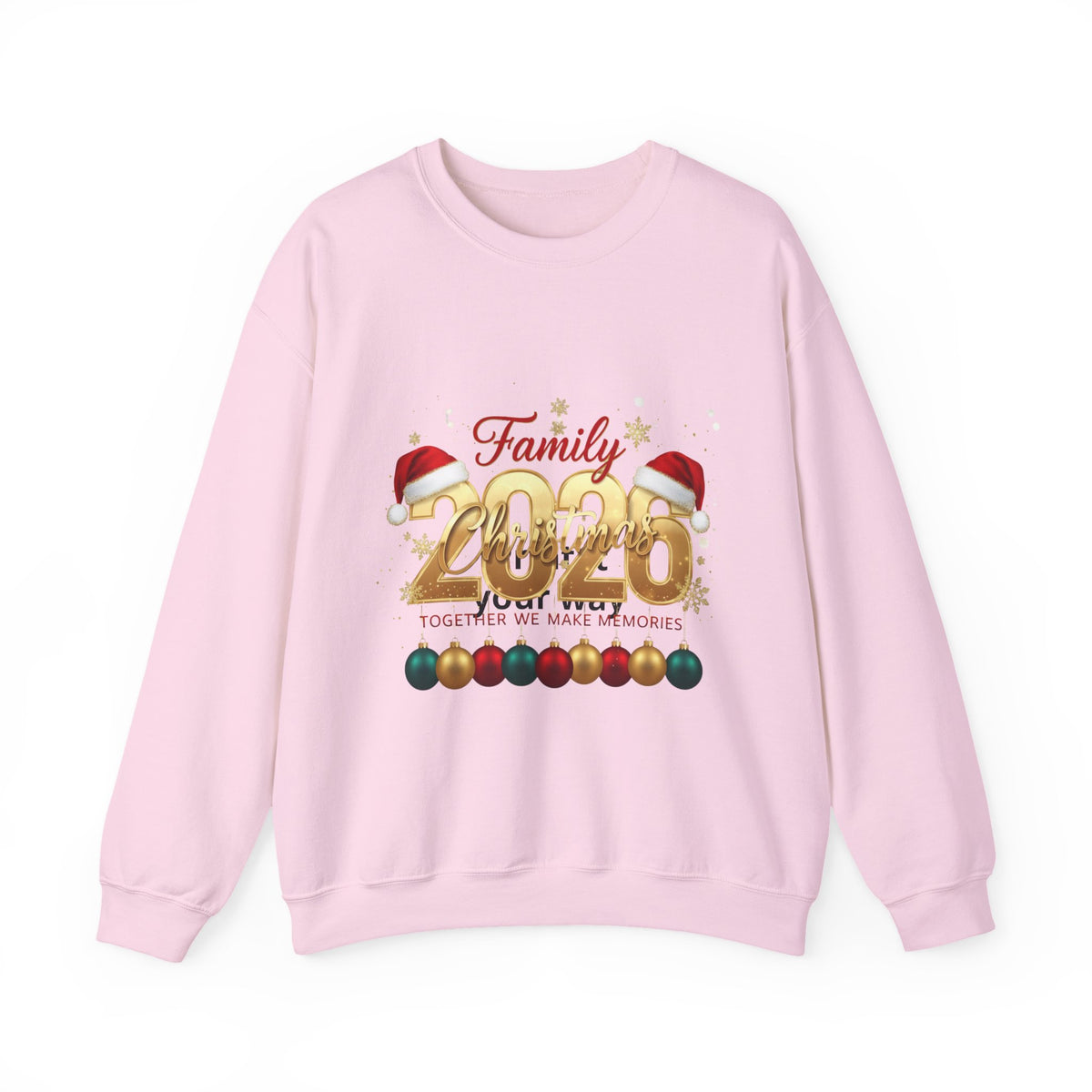 Family 2026 Christmas Sweatshirt – Holiday Ornament Crewneck