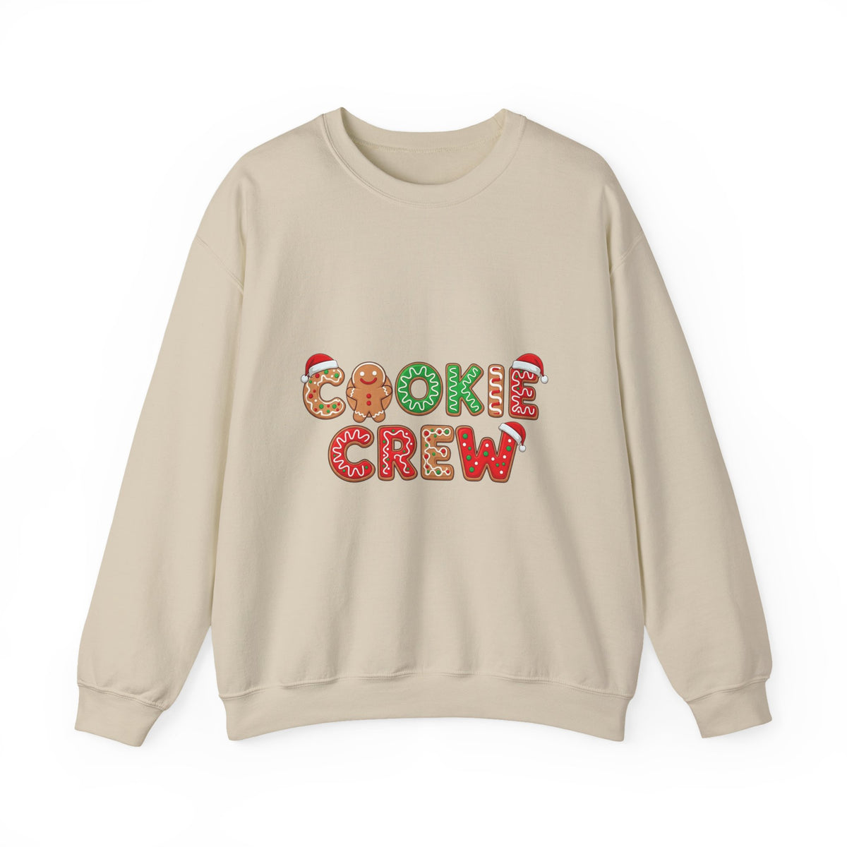 Cookie Crew Crewneck Sweatshirt — Cute Christmas Holiday Baking Graphic